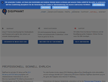 Tablet Screenshot of digiphant.de